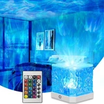 Ocean Wave Projector LIGHT,16 Colors Water Ripple Romantic Ambient White. Fixed Price $16.90.
