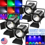 King Upgrade Version Led 200W Rgbwa Uv 6IN1 Cob Par Lighting Club Stage. Fixed Price $214.99.
