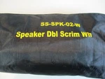 Scrim-king SS-SPK-02-W Speaker Stand White (two-side). Fixed Price $65.00.