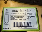 Leviton White 3-WAY Switch Grounding Residential Light & Dimmer 10 Pack. Fixed Price $29.99.