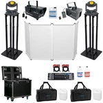 2) American Dj Focus Spot 6Z Moving Head Lights+case+stands+dmx Controller+hazer. Fixed Price $7048.50.