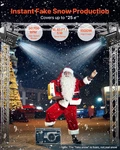 Handheld Hanging Snow Machine With Lights 1500W Remote & DMX512 Control. Fixed Price $147.99.