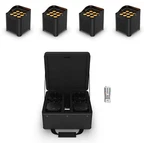 Chauvet Dj Freedom Par Q9 X4 (4) Wireless Dmx Battery Wash Up-lights+bag+remote. Fixed Price $1149.99.
