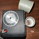 Vintage Gruenex Telephoto Aux Lens With Leather Case & Acme Light 500 Flashlite. Fixed Price $22.99.
