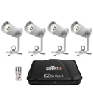 Chauvet Dj Ezpin Pack 4 Spot Light Fixtures Remote & Carry Case. Fixed Price $229.99.