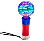 Light-up Star Magic Spinning Ball Flashing Toy Wand (7.5") Colorful Bright Led. Fixed Price $17.99.