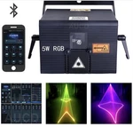 5W Rgb Laser Effect Light Multicolor Beam Dmx Control Built-in Display Fan. Fixed Price $199.00.