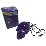 Lite F/x Translucent Purple Skull Strobe Light Model 1866 Halloween Gothic Decor. Fixed Price $32.00.