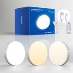 3 Pcs Rechargeable Puck Light With Remote Motion Sensor Wireless Led. Fixed Price $28.49.