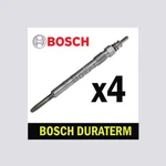 4X Bosch Glow Plugs For Dacia Duster 1.5 CHOICE1/2 10- 19 Hm Hs Duraterm. Fixed Price $68.64.