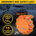 Led Magnetic Light Car Round Beacon Strobe Warning Hazard Sos Lamps Us. Fixed Price $13.29.