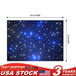 Led Stage Backdrop - 20X10FT Curtain Background Starry Sky DMX512. Fixed Price $184.51.