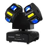 Mfl. Moving Dj Light, Mini Double Heads Rgbw BEAM,10 Leds Golden .... Fixed Price $255.48.