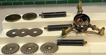 Vtg 3-LIGHT Chandelier/floor Lamp Parts: Body Assembly, Bobeches Etc Restoration. Fixed Price $17.94.