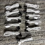 11 New Ting Shen TS-09C 125V 6A Light Adapter Village House Power Cord White 6FT. Fixed Price $23.96.