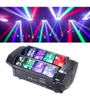 Seven Stars Moving Head Dj Light, 8 Beams Spider Led Stage MODEL:LM30A. Fixed Price $54.95.