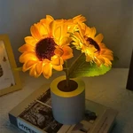 3 Led Night Rechargeable Sunflower Lights Interior Lighting Bedroom Bedsid. Fixed Price $29.99.