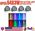 4X 54 Led Rgbw Stage 64 162W Party Lighting Dmx Dj Show Strobe Uplight. Fixed Price $115.20.
