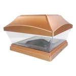 Solar Copper Cap Light With Bright White 2-SMD Led For Pvc Wood Post PL253C. Fixed Price $124.99.