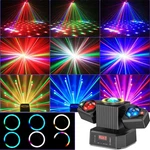 Ktv Laser Rgbw Led Moving Head Disco Stage Lighting Beam DMX512 Party Dj. Fixed Price $48.98.