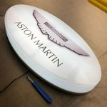 Aston Martin Illuminated Wall Sign Classic Car Led Light Box Garage Mancave. Fixed Price $67.22.