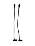 2 Allen & Heath 18 Inch Gooseneck With 4-PIN Xlr Connector. Fixed Price $200.00.
