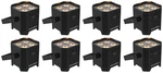 (8) Chauvet Dj Ezlink Par Q4BT Ils Rgba Rechargeable Wash Lights W/bluetooth. Fixed Price $1319.60.