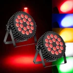 Becen 18X18W Rgbwa Uv 6IN1 Led Flat Par Can Light Rdm DMX512 Dj Stage 2PCS. Fixed Price $182.00.