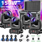4X 18 Prism Moving Head Light 150W Led Gobos Stage Dmx Disco Party & Case. Fixed Price $139.99.