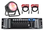 American Adj Dotz Par 100 Rf Cob Led Wash Light+dmx Controller+cables. Fixed Price $420.85.