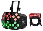 Eliminator Lighting Adj Mega Wash 24 Led Rgbwa+uv Light+remote+dmx Cable. Fixed Price $289.99.