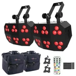 Chauvet Dj Wash Fx Hex Ils Dmx Rgbaw+uv Mutli-purpose Effect Light Pair Pack. Fixed Price $578.40.