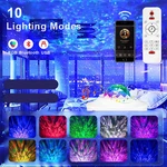 Galaxy Starry Night Light Laser Projector Sky Ocean Xmas Decor Lamp +remote. Fixed Price $9.99.