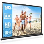 Pyle 50" Inch Portable Projector Screen Floor Standing Fold-out Ro.... Fixed Price $96.82.