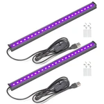 Greenic Usb Bar, 10W 1FT Upgraded Uv Led Strip 2 Pack. Fixed Price $15.80.