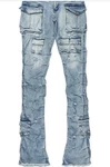 Rockstar Original Gentry Light Blue Stacked Flare Jean Men's Size 34 Nwt. Fixed Price $49.99.