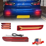 Rear Bumper Reflector Brake Led Tail Signal For Mitsubishi Lancer Evo Outlander. Fixed Price $24.99.