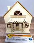Santas Workshop Wooden Led Light-up House Laser Cut Can Be Painted Natural. Fixed Price $14.99.