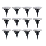 Lablt Solar Lights 12 Pack Outdoor Waterproof 8 Led Garden. Fixed Price $25.36.
