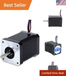 Stepper Motor Nema 17 High Torque Bipolar 60NCM 2.1A 4-WIRE. Fixed Price $43.99.
