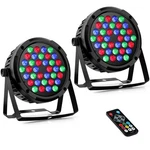 36LEDS Rgb Stage Par Lights - Oppsk 36W Sound Activated Multi Modes Remote .... Fixed Price $90.16.
