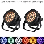 Becen New Version 18X18W Rgbwa Uv 6IN1 Led Par Light Waterproof Stage 2PCS. Fixed Price $258.00.