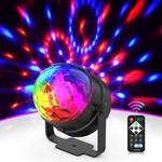 Uv 3 Leds Magic Ball Light Party Disco Stage Dj Strobe Remote Control. Fixed Price $6.99.