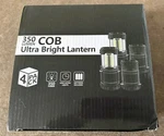 4 X Led Camping Lantern Costech Portable Cob Light Ultra Bright Collapsible Lamp. Fixed Price $20.00.