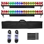 Adj ULTRA-LB18 Rgbal Linear Strip Led Wash Lights Pair Bag Idjnow. Fixed Price $1188.40.