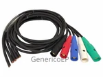 Generico Cam Lok #2 Eisl Type Power/ Generator Cable 100A 10FT Tails Mmmmm. Fixed Price $239.50.