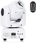 U King 60W Moving Head Lights, White Led Dj Rgbw Stage Wi.... Fixed Price $103.07.