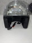 Disco Ball Helmet Party Decoration Glitter Glass Ca. Fixed Price $55.00.