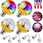 4 Sets Colorful Disco Rotating Magic Ball With Sockets Rgb Led Stage Light Party. Fixed Price $17.98.