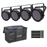 Chauvet Dj Slimpar 64 Rgba Ils Compact Dmx Led Wash Light Pack. Fixed Price $601.40.